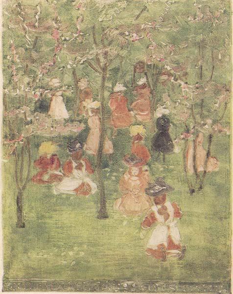 Maurice Prendergast Spring in Franklin Park